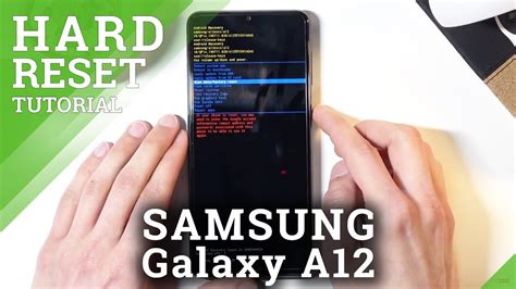 how to hard reset samsung a12|How To Factory Reset The Samsung Galaxy A12.